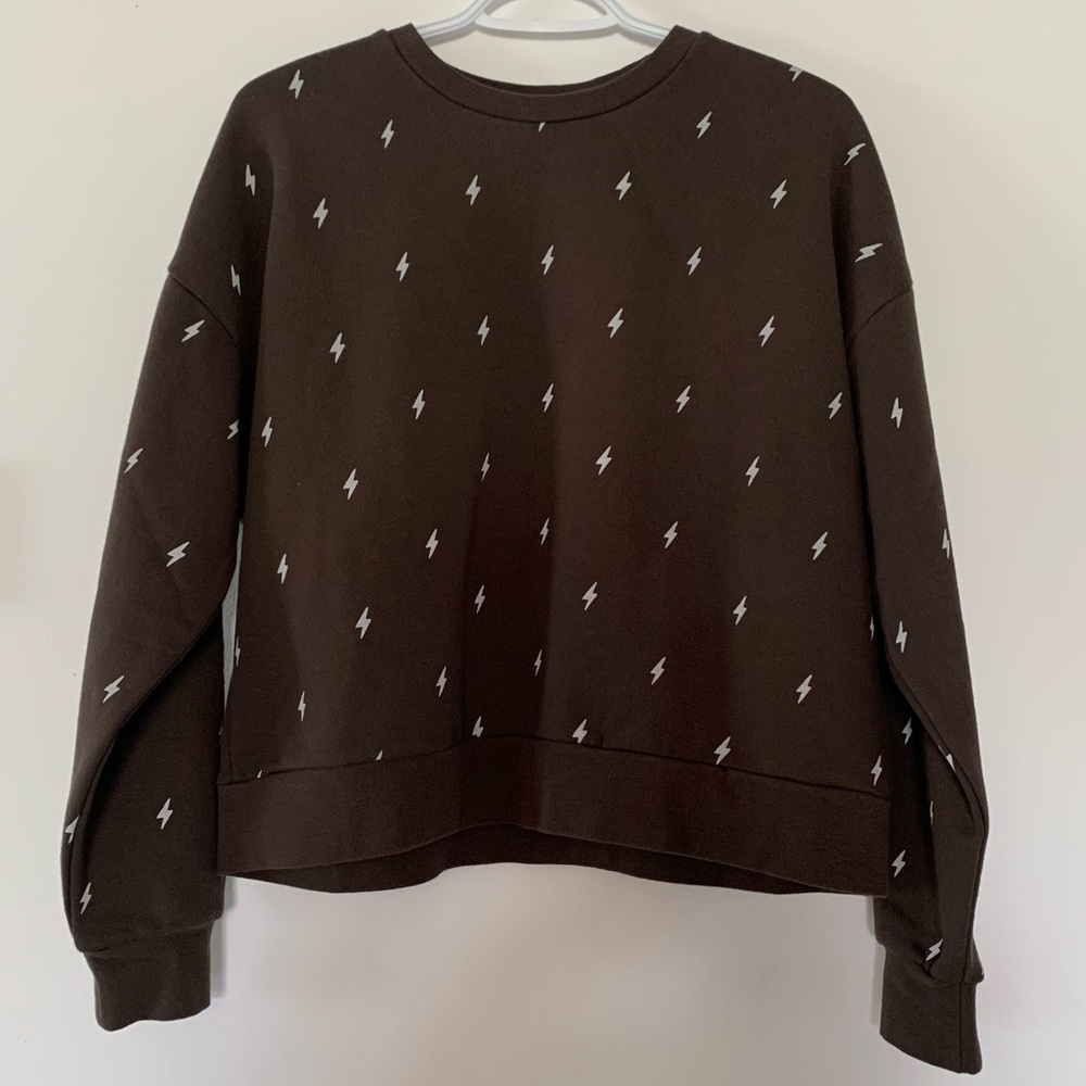 <SOLD> Rylee + Cru bolt sweatshirt